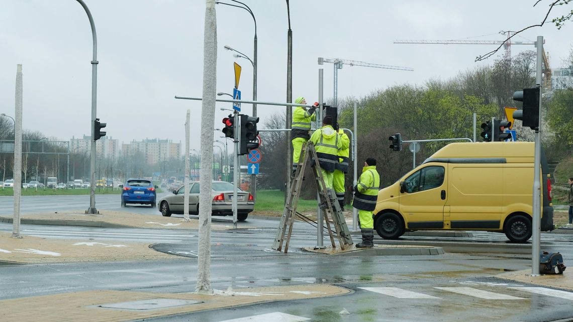 Weekend bez sygnalizacji na ruchliwym skrzyżowaniu w Lublinie
