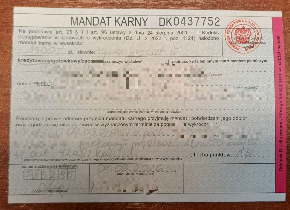 Brawura mandat Włodawa