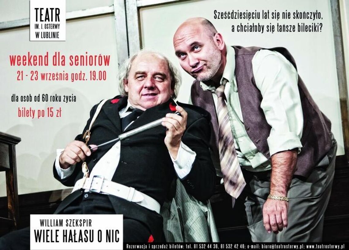 Weekend dla seniorów w Teatrze Osterwy