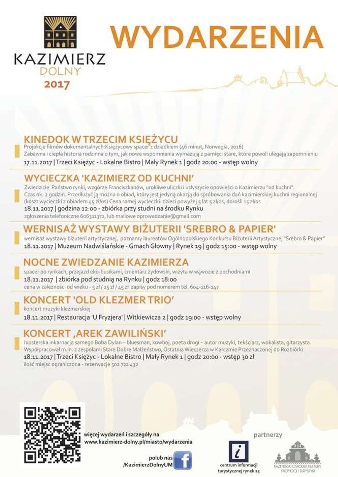 Weekend w Kazimierzu Dolnym. Program wydarzeń