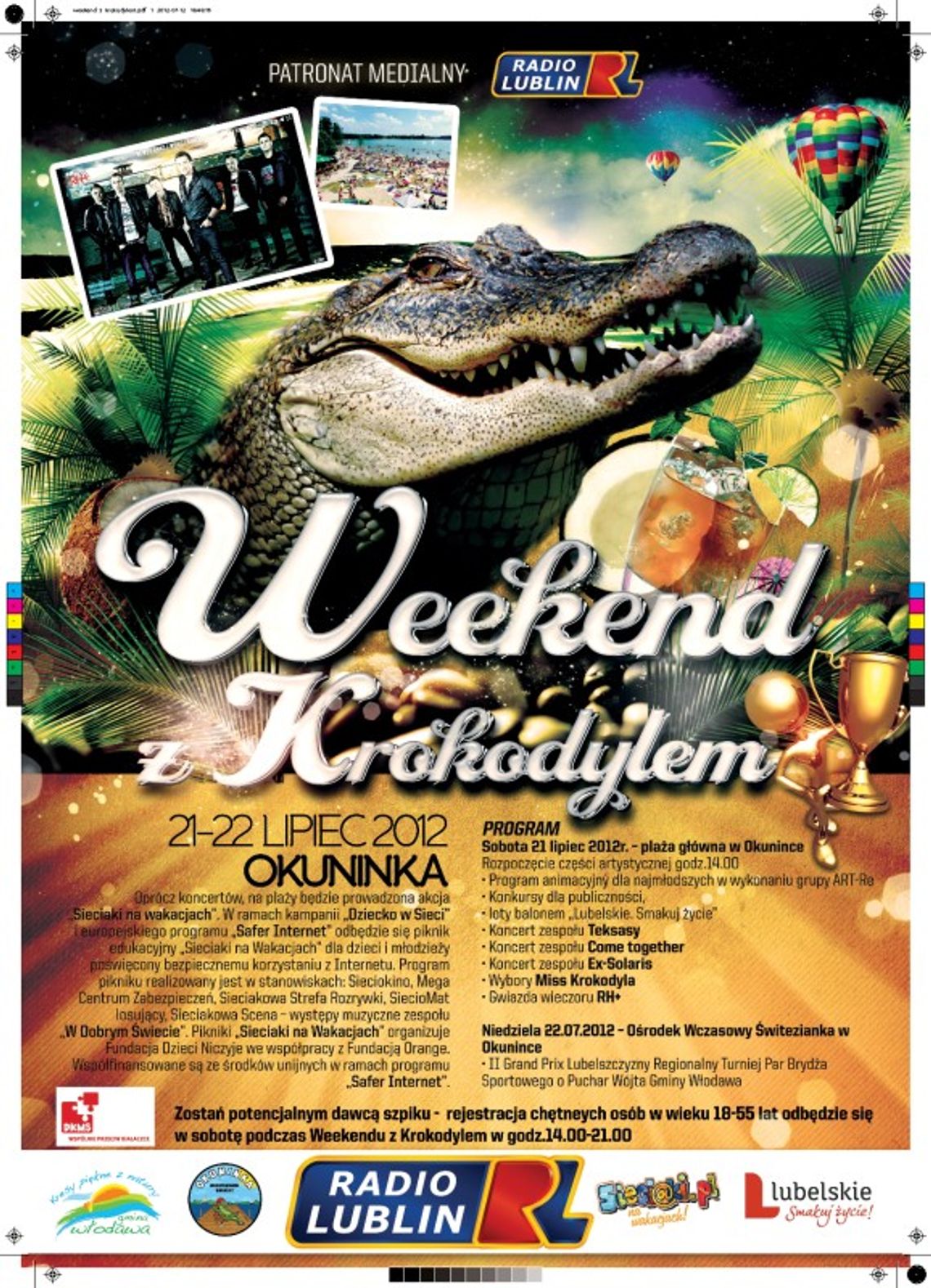 Weekend z krokodylem w Okunince