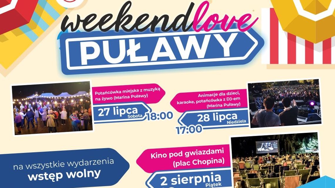 WeekendLove Puławy. Kino pod gwiazdami