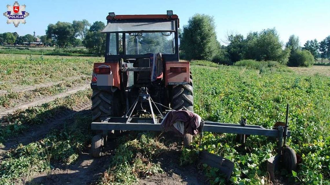 Werbkowice: Wypadek przy wycince fasoli, ranna kobieta Werbkowice: Wypadek przy wycince fasoli, ranna kobieta