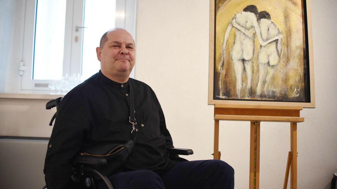 Wernisaż wystawy malarstwa Andrzeja Gruszki w Centrum Kultury