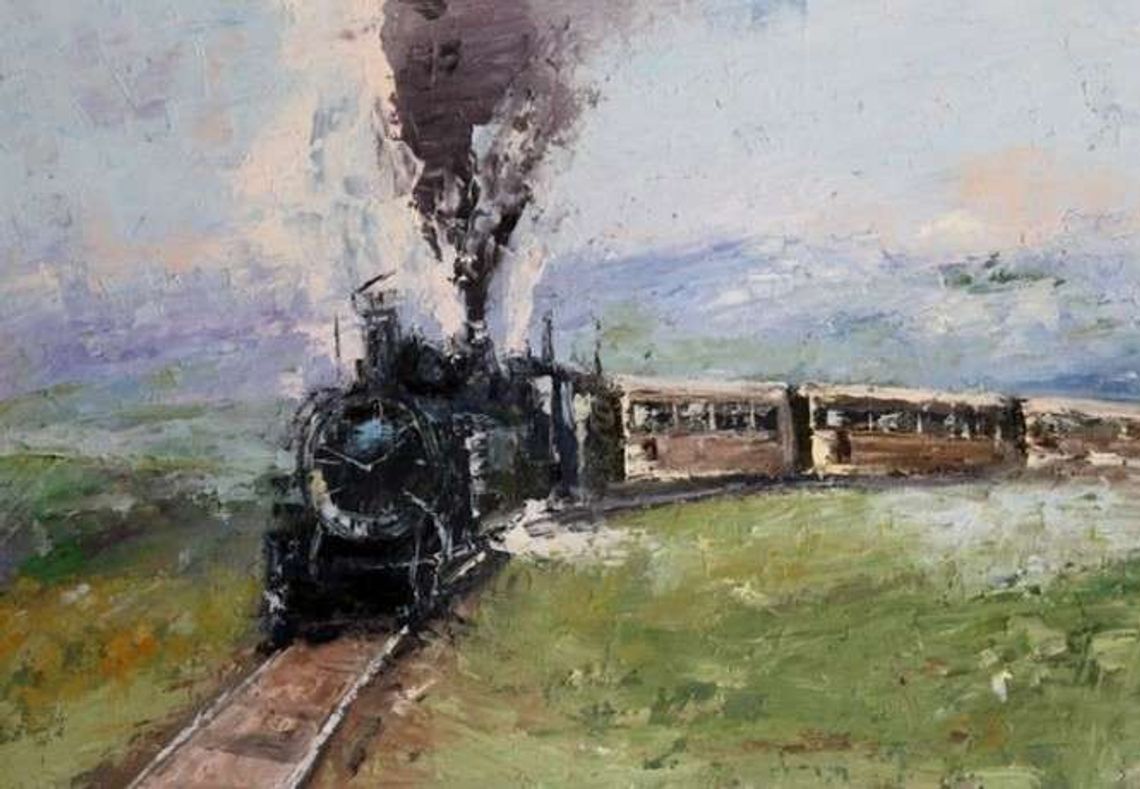 Wernisaż wystawy "Pociąg do sztuki" w Galerii TPSP