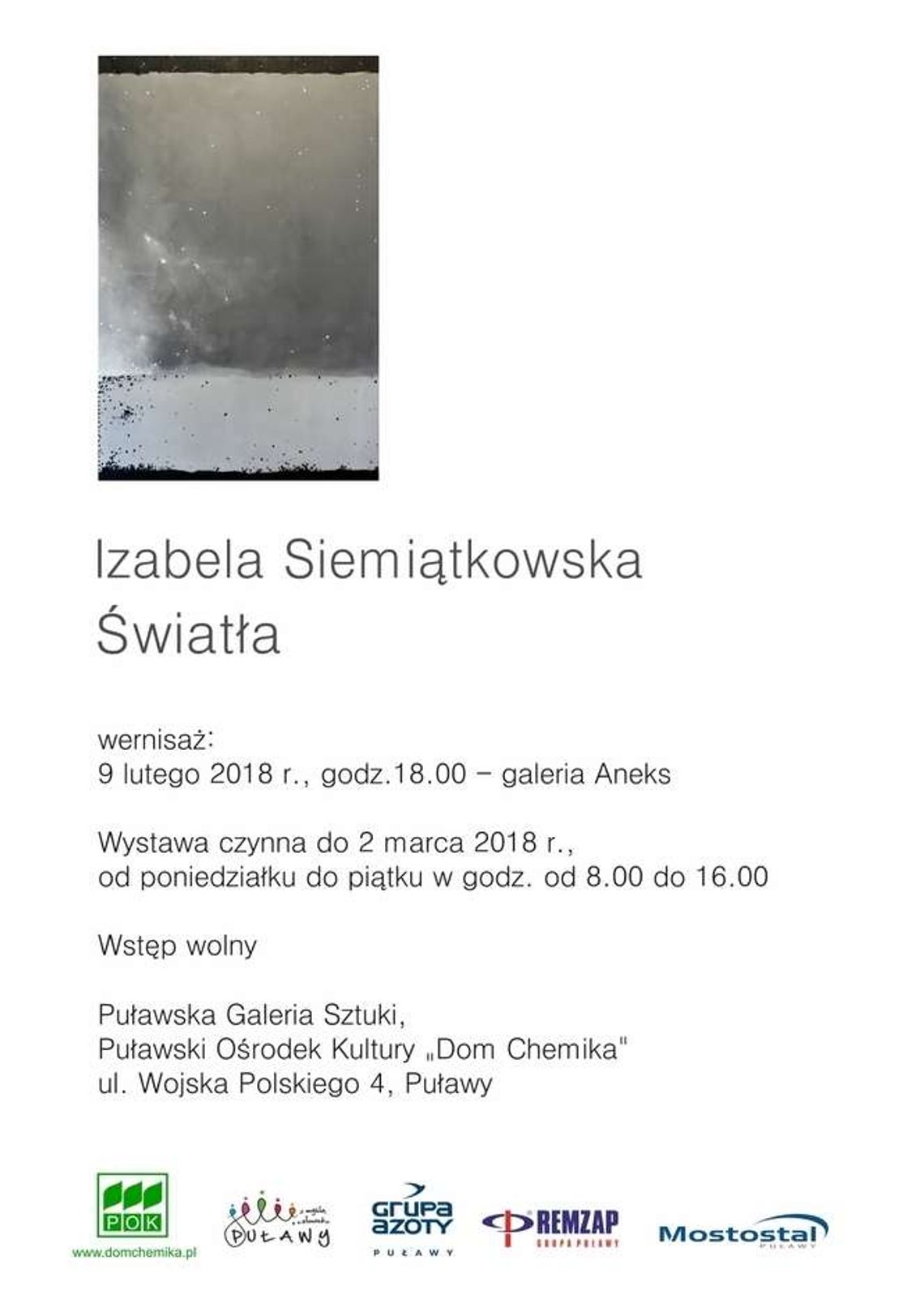 Wernisaż wystawy "Światła" w Puławach