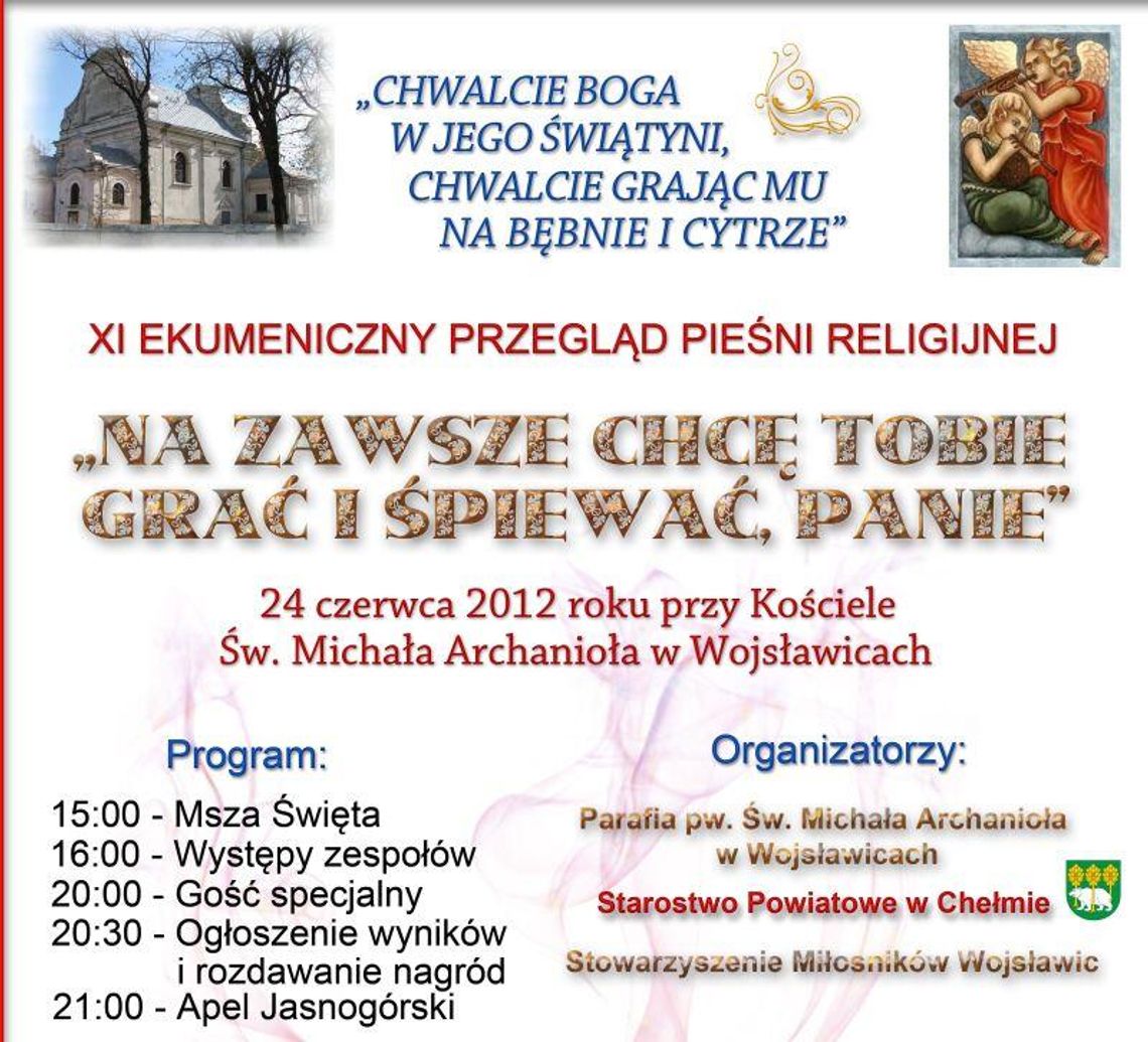 Weź udział w wojsławickim przeglądzie pieśni religijnej