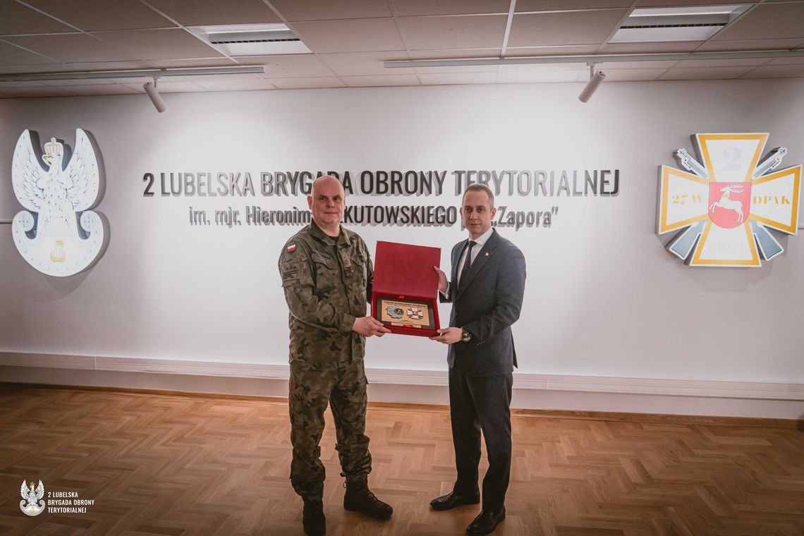 Wiceminister obrony narodowej z wizytą u lubelskich terytorialsów Wiceminister obrony narodowej z wizytą u lubelskich terytorialsów