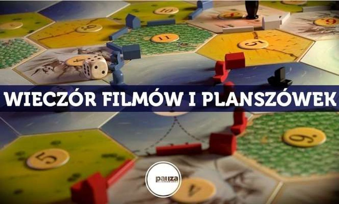 Wieczór filmów i planszówek w Klubokawiarni Pauza