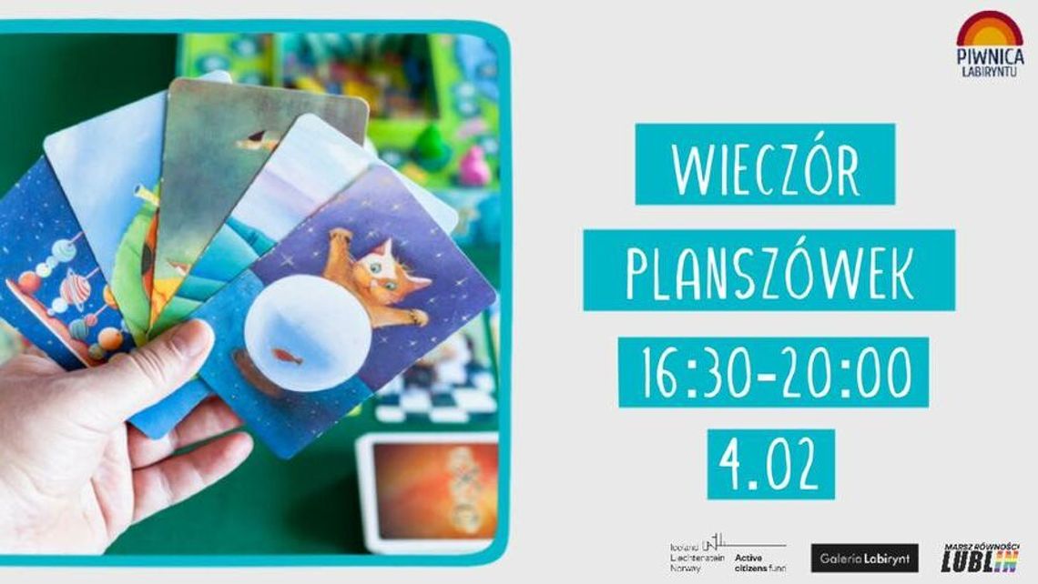 Wieczór planszówek w Labiryncie Wieczór planszówek w Labiryncie