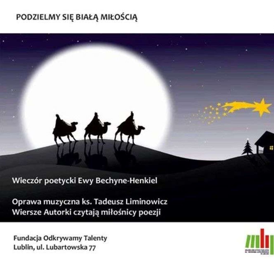 Wieczór poetycki Ewy Bechyne-Henkiel