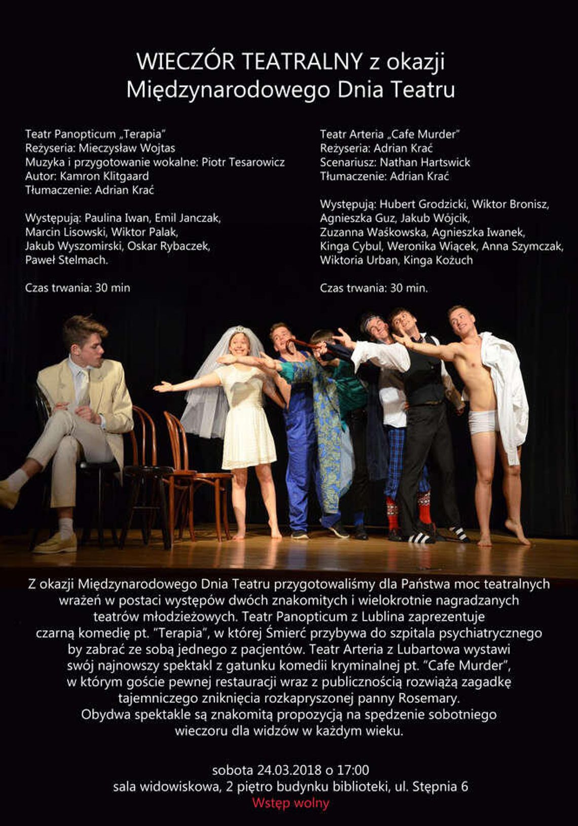 Wieczór teatralny w Kocku