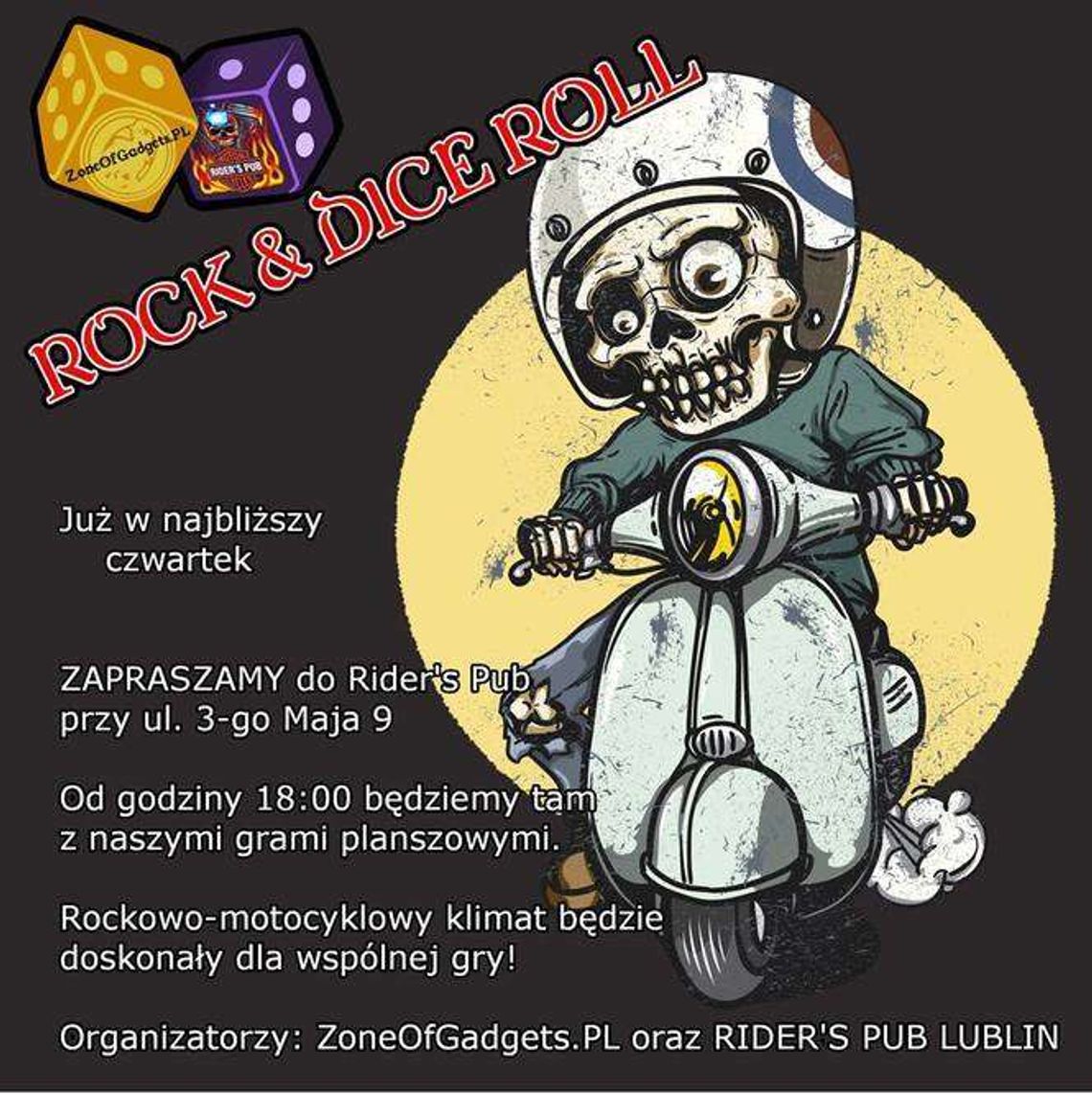 Wieczór z planszówkami w Rider's Pub