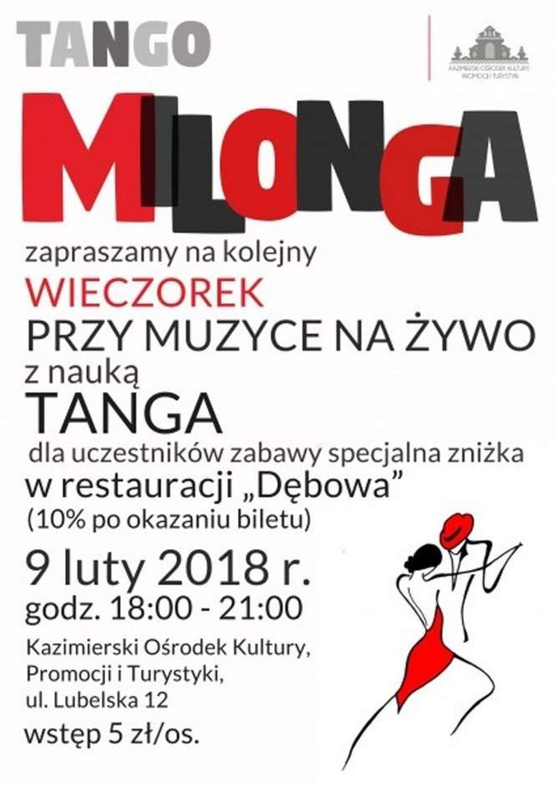 Wieczorek przy muzyce na żywo w Kazimierzu Dolnym