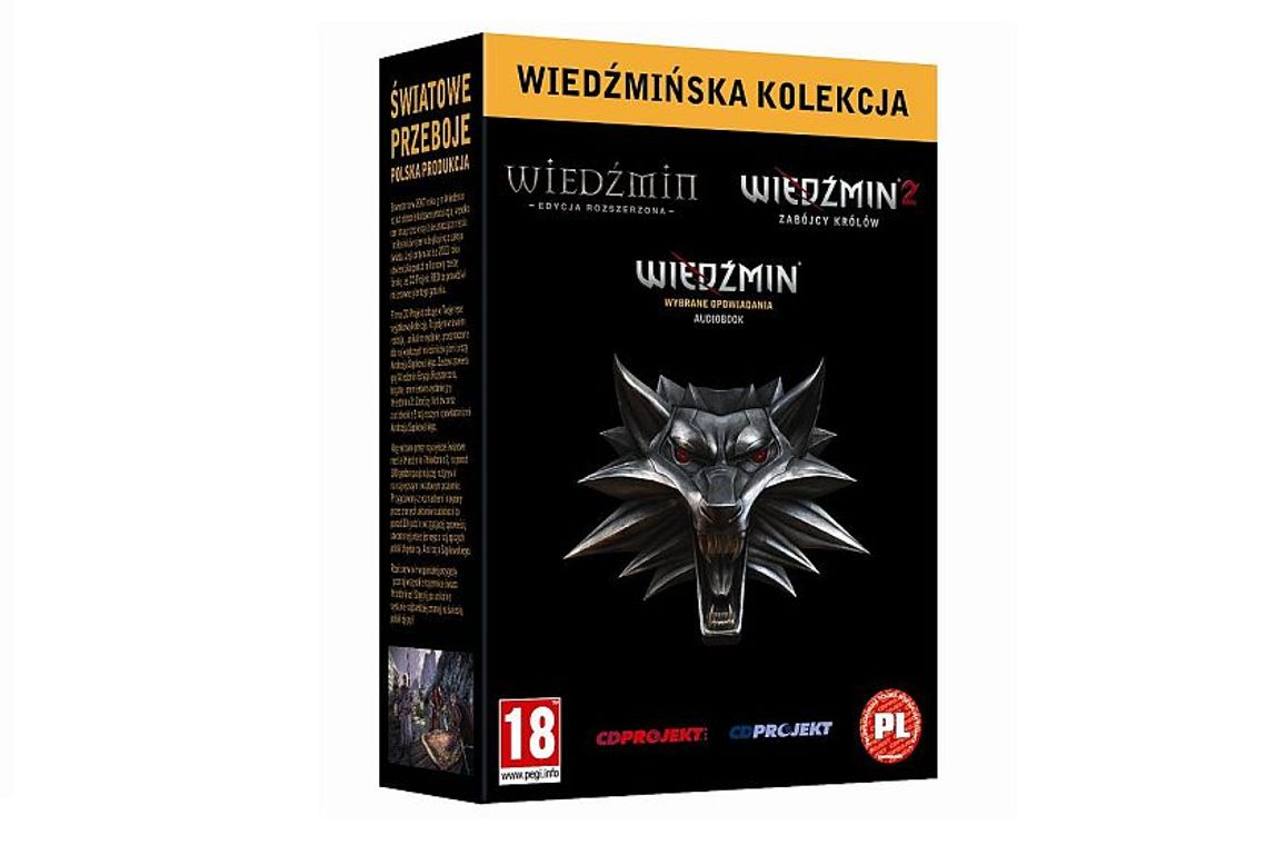 Wiedźmińska Kolekcja: Wiedźmin, Wiedźmin 2 i 5 opowiadań w jednym pudełku