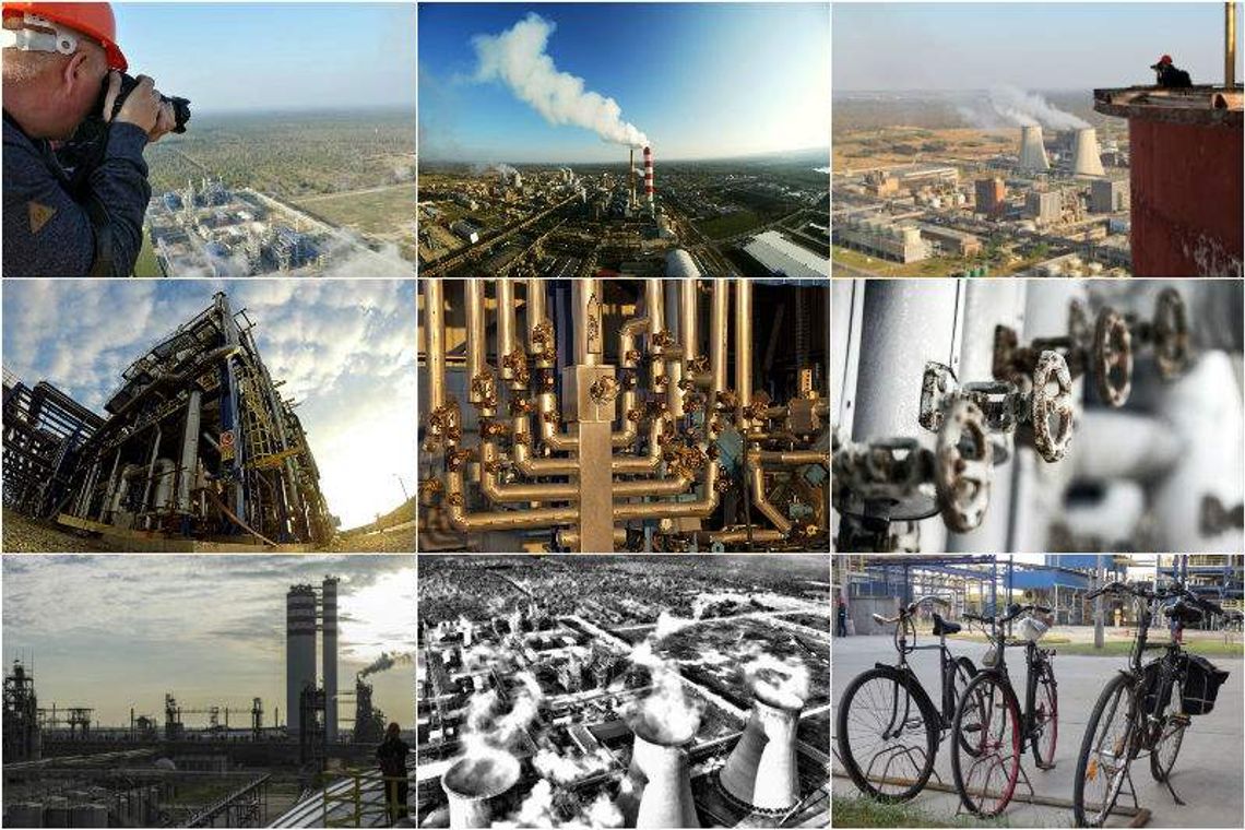 Wielka fabryka okiem fotoreporterów. Plener w Azotach (zdjęcia)