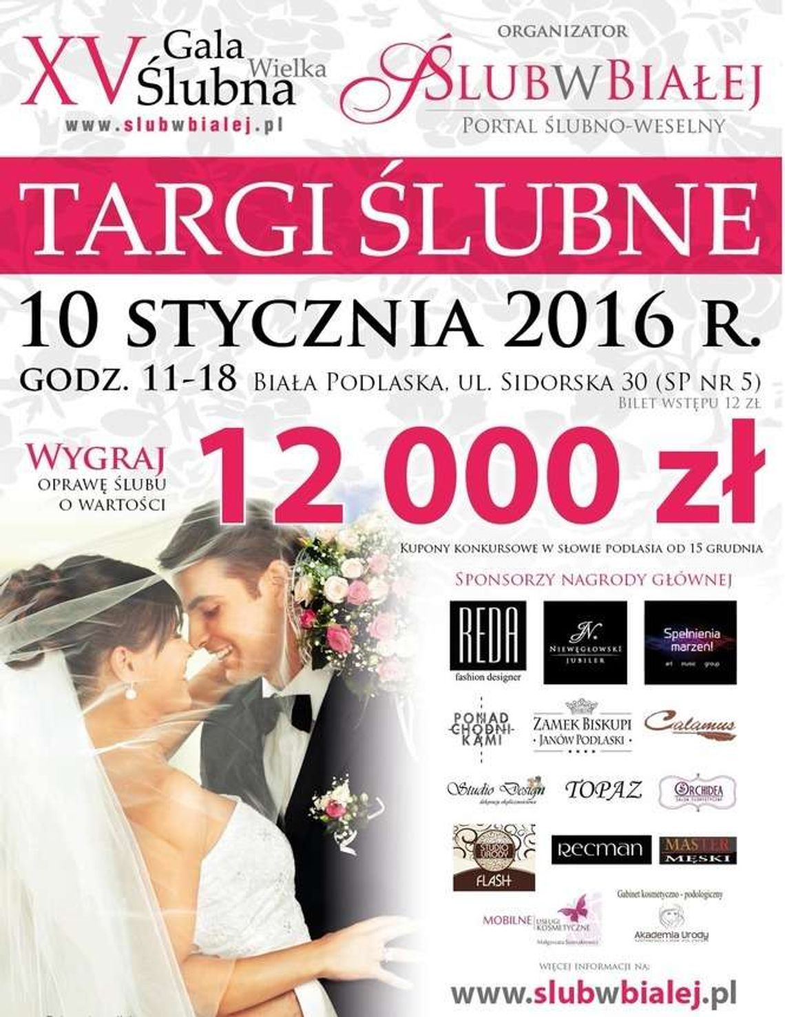 Wielka Gala Ślubna w Białej Podlaskiej. Można wygrać oprawę wesela Wielka Gala Ślubna w Białej Podlaskiej. Można wygrać oprawę wesela