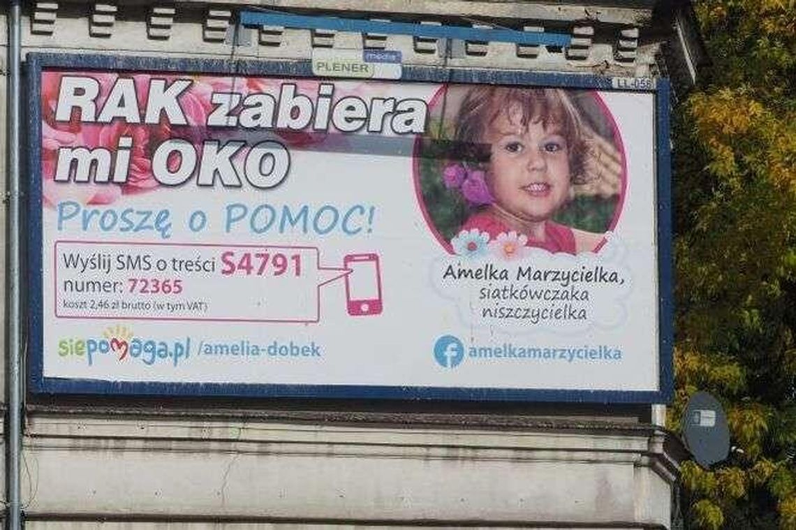 Wielka pomoc dla Amelki. 3-latka ma nowotwór oka. Będzie leczona w USA