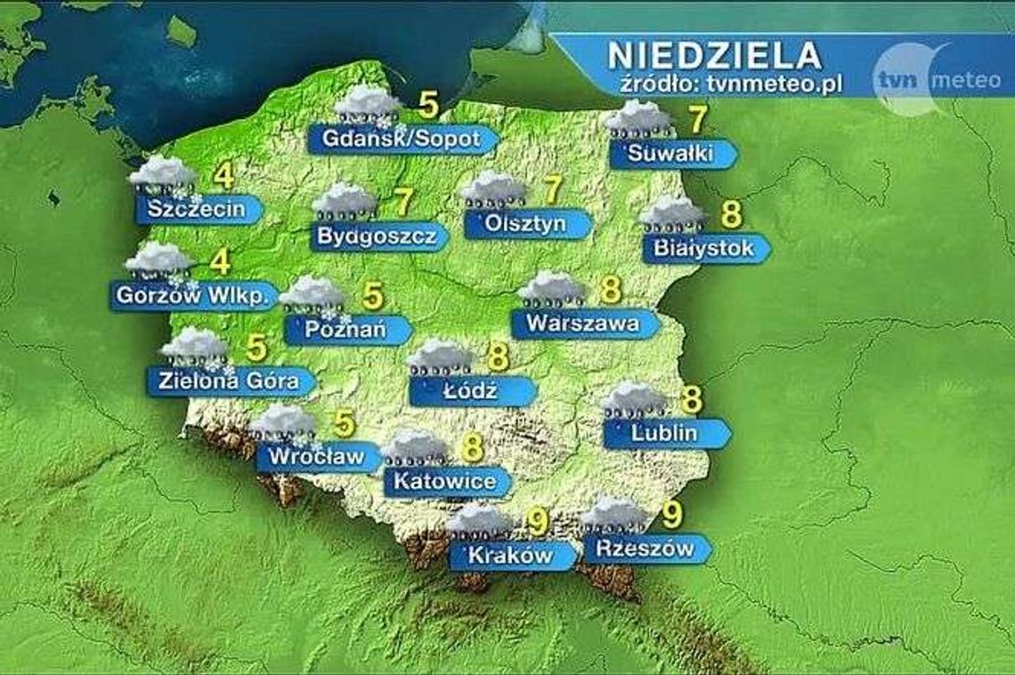 Wielkanoc deszczowa i pochmurna. Od wtorku poprawa pogody