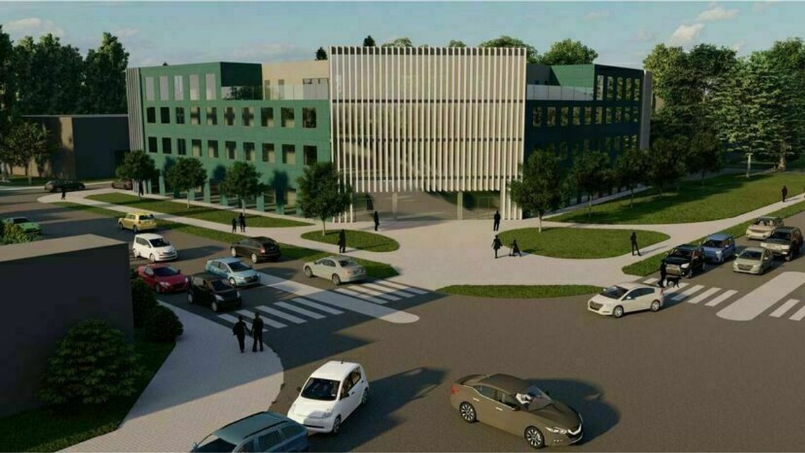 Wielki gmach urośnie obok starego. Samorząd wybrał lokalną firmę, a nie dużego gracza 