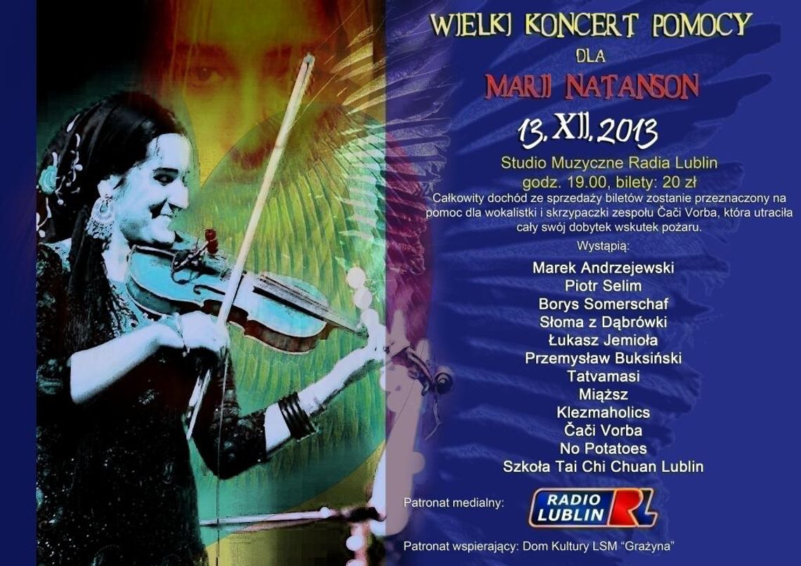  Wielki Koncert Pomocy dla Marii Natanson
