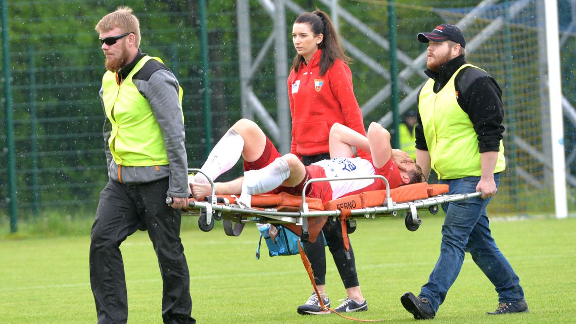 Wielki pech Arkadiusza Maksymiuka z Wisły Puławy