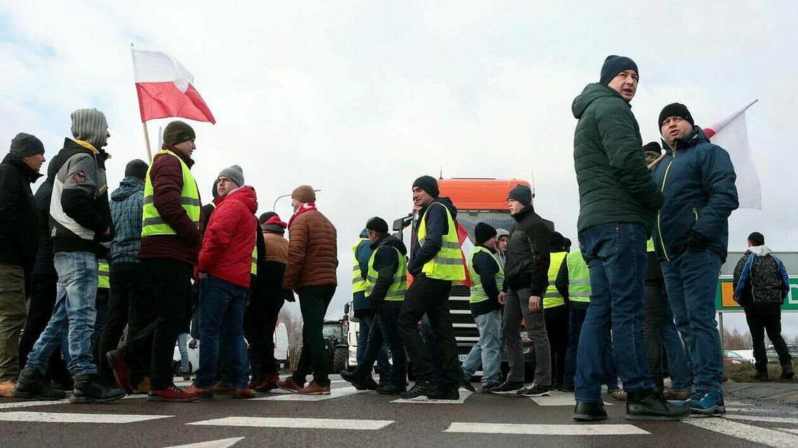 Wielki protest rolników w Dorohusku. „W stodole mam tony zboża z ubiegłorocznych zbiorów”