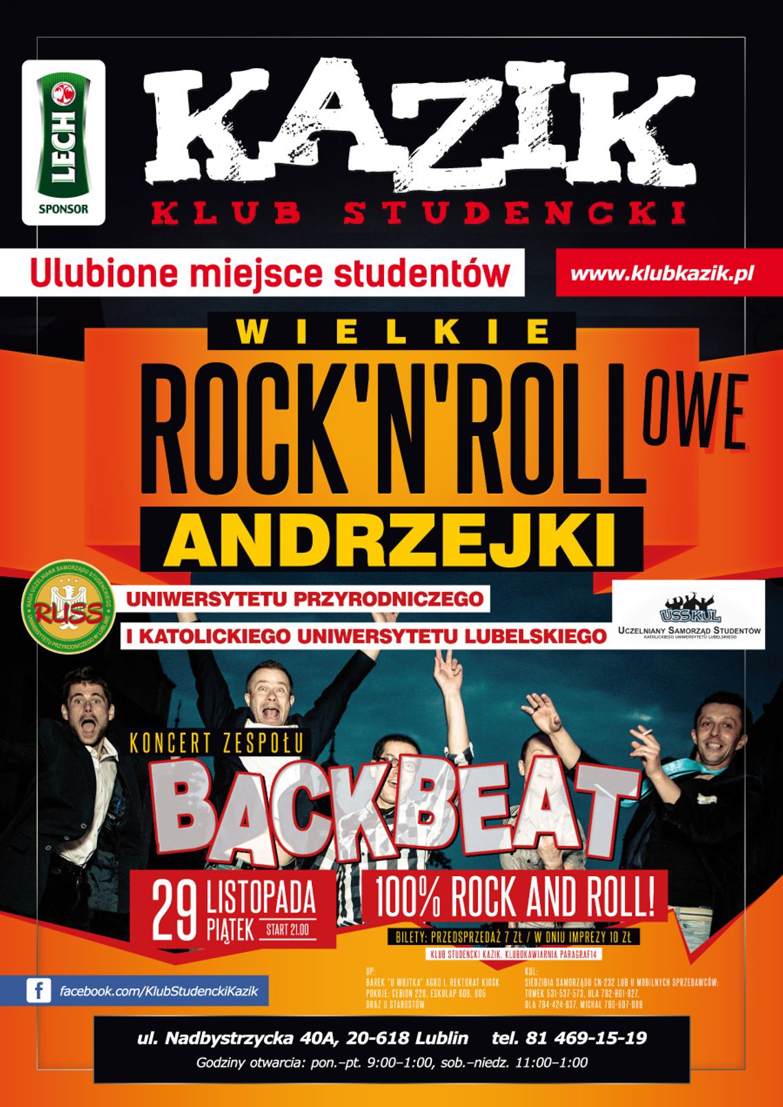Wielkie Rock\'n\'Rollowe Andrzejki w Kaziku