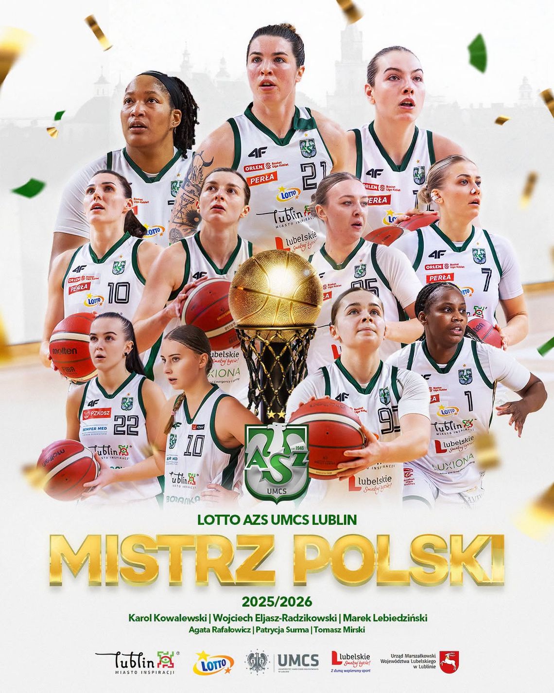 Wielkie, wspaniałe, cudowne! Lotto AZS UMCS Lublin mistrzem Polski