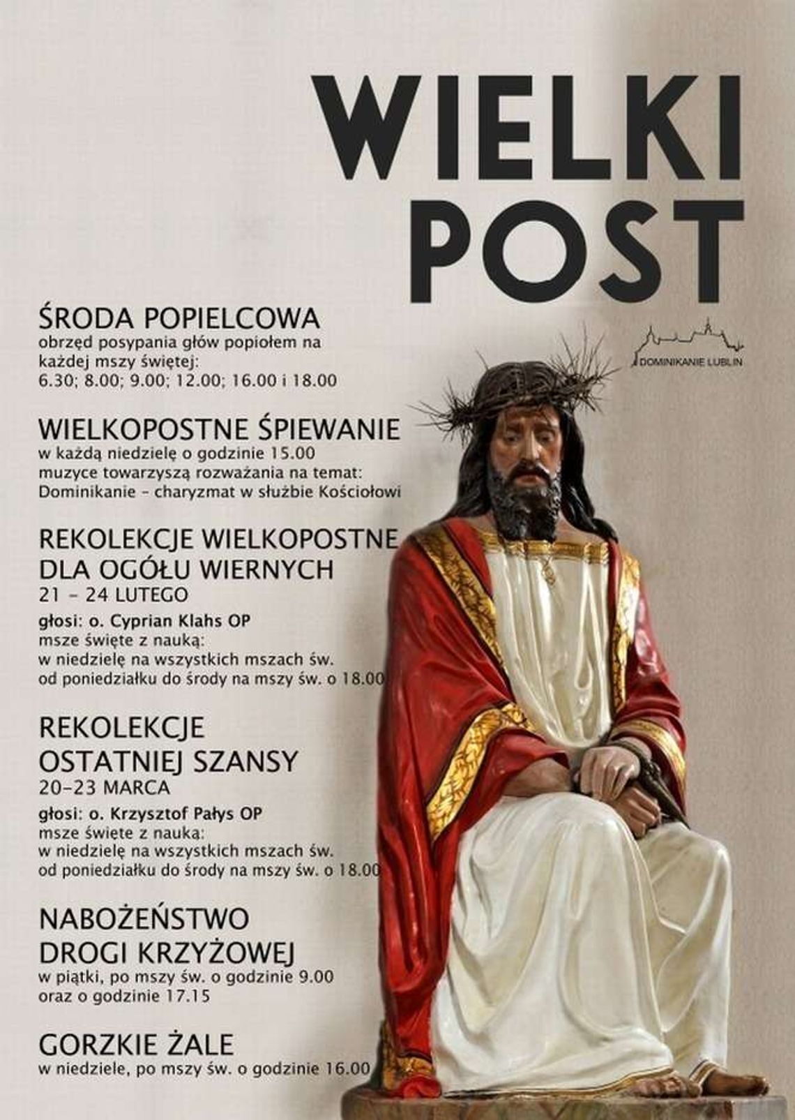 Wielkopostne Śpiewanie w bazylice Dominikanów