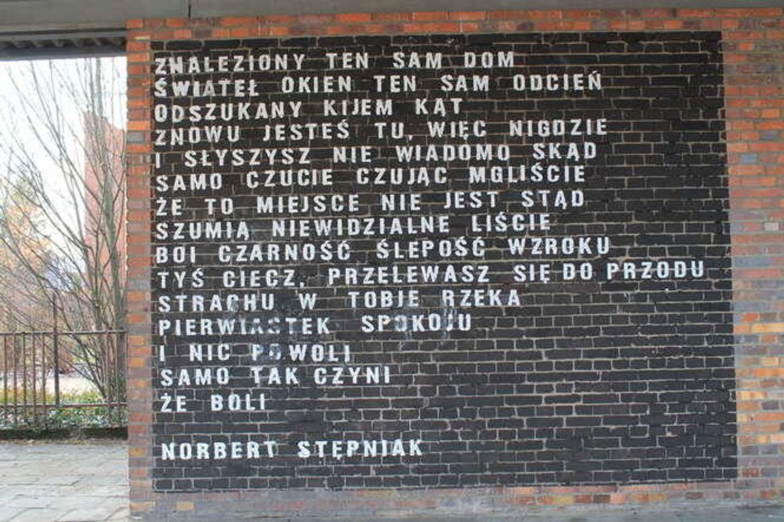 Wiersze na ścianach dworca PKS. Puławska lekcja języka polskiego