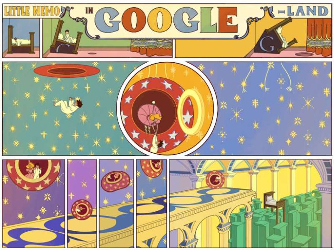 Winsor McCay: Google Doodle z Little Nemo