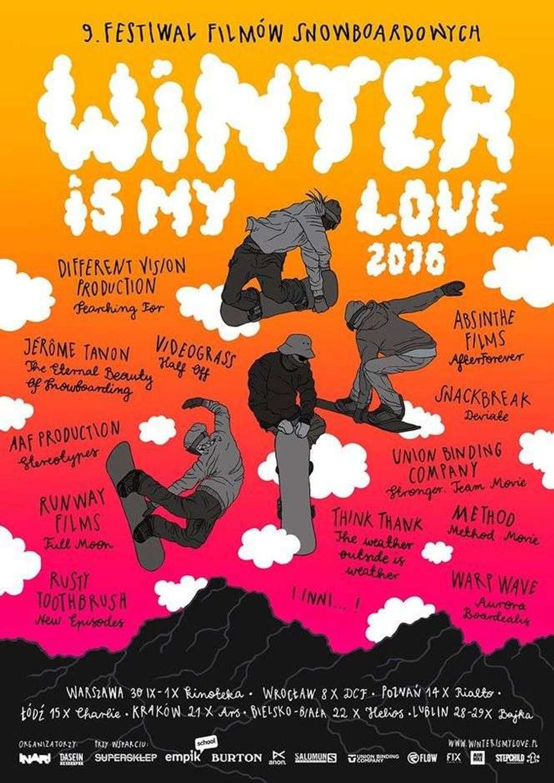 "Winter is My Love" - święto filmów snowboardowych w Bajce