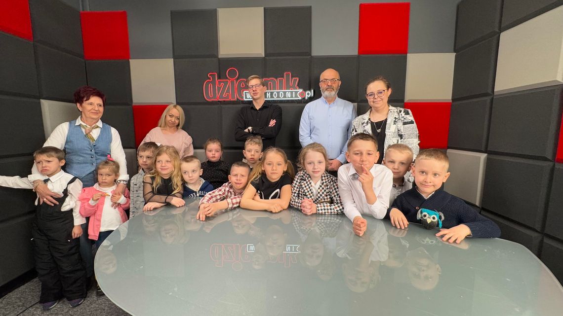 Wiosenna wizyta przedszkolaków w Dzienniku Wschodnim