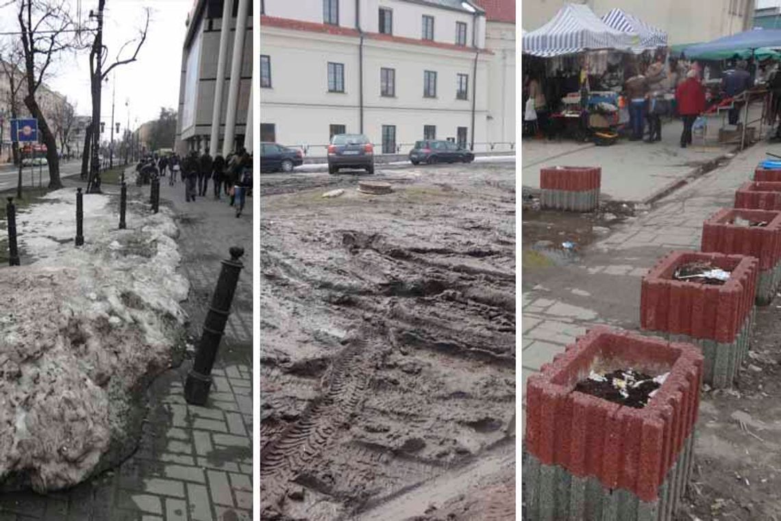 Wiosna odsłania brud na ulicach Lublina (Wasze zdjęcia)
