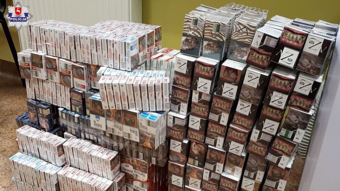 Wiozła papierosy warte kilkadziesiąt tysięcy złotych. Wpadła podczas kontroli drogowej