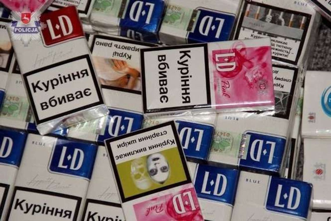 Wiozła ponad tysiąc paczek nielegalnych papierosów