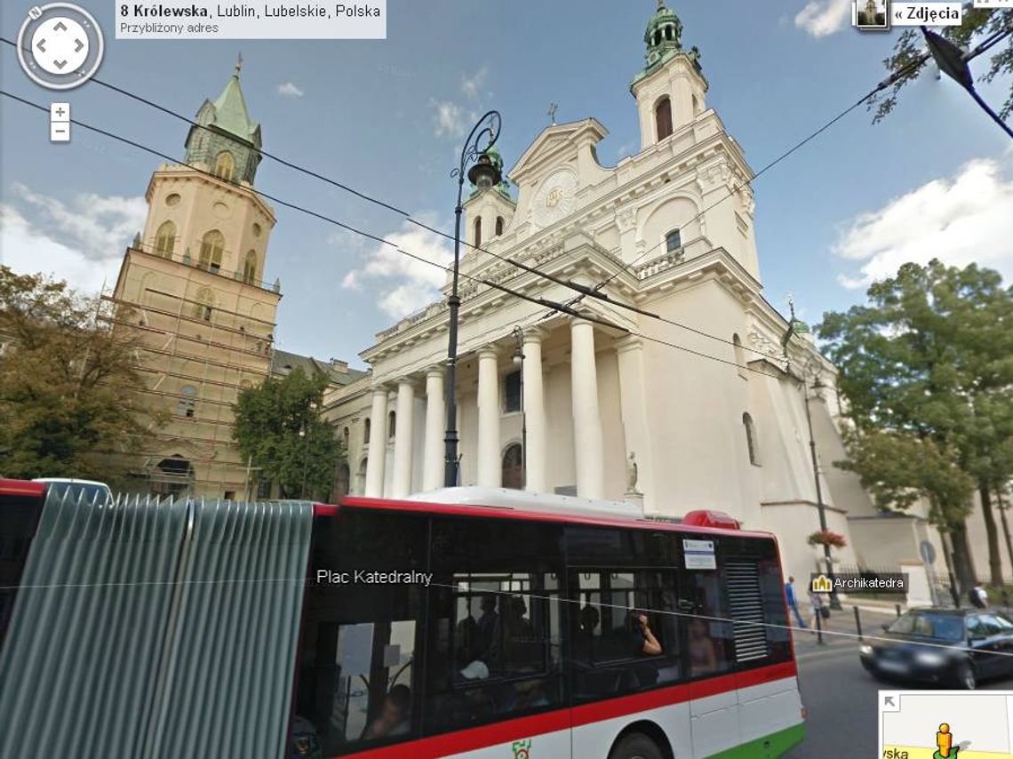 Wirtualny Lublin w Google Street View