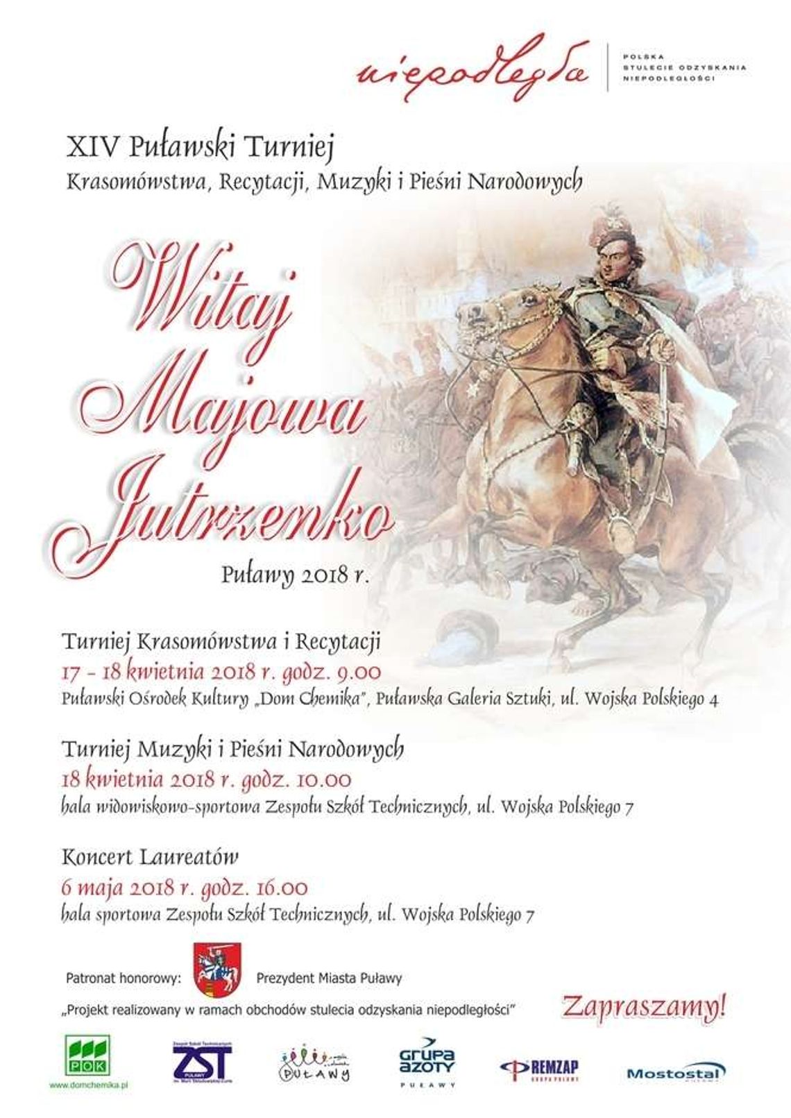 "Witaj Majowa Jutrzenko". XIV edycja turnieju w Puławach "Witaj Majowa Jutrzenko". XIV edycja turnieju w Puławach