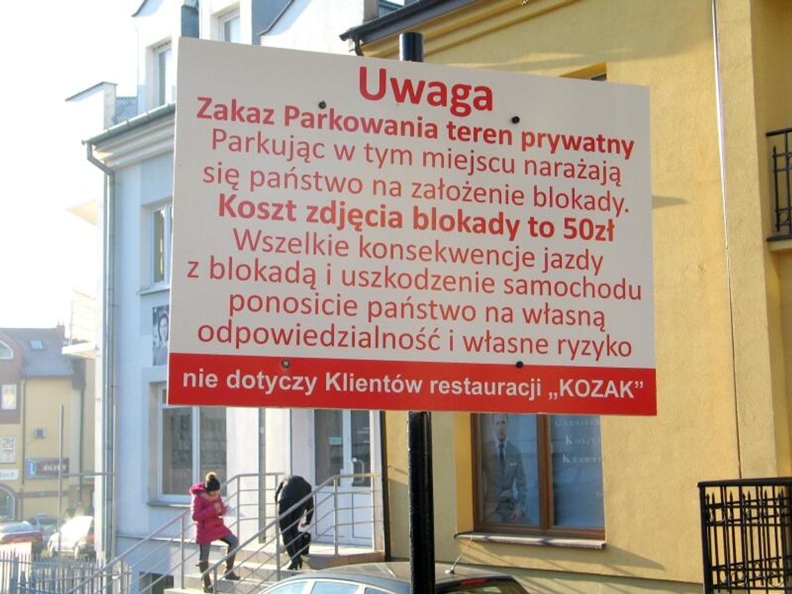 Wjechać łatwo, ale wyjazd kosztuje. Zakładają prywatne blokady na koła Wjechać łatwo, ale wyjazd kosztuje. Zakładają prywatne blokady na koła