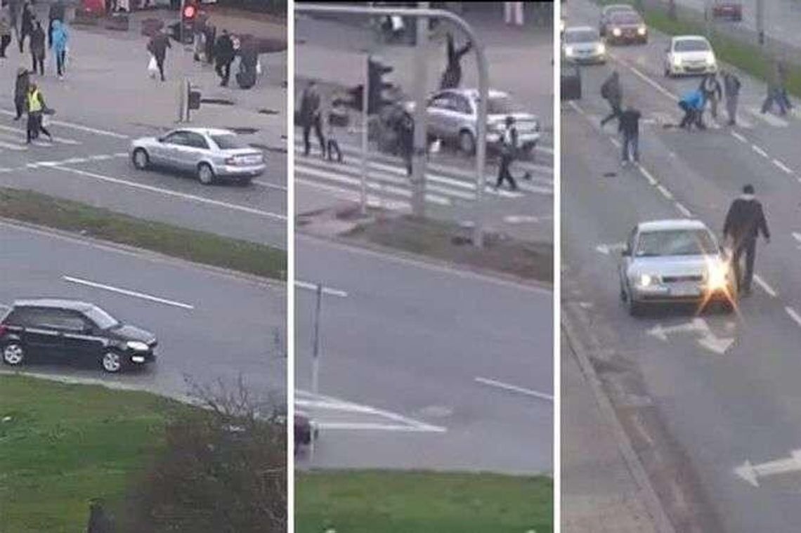 Wjechał w pieszych na al. Tysiąclecia. Kobieta do tej pory nie może normalnie chodzić