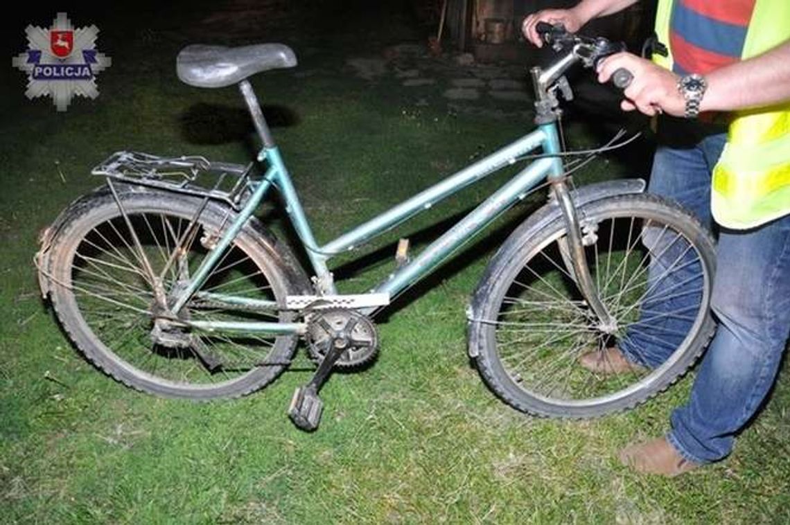 Wjechała rowerem w znak drogowy. Mówiła, że potrąciło ją auto