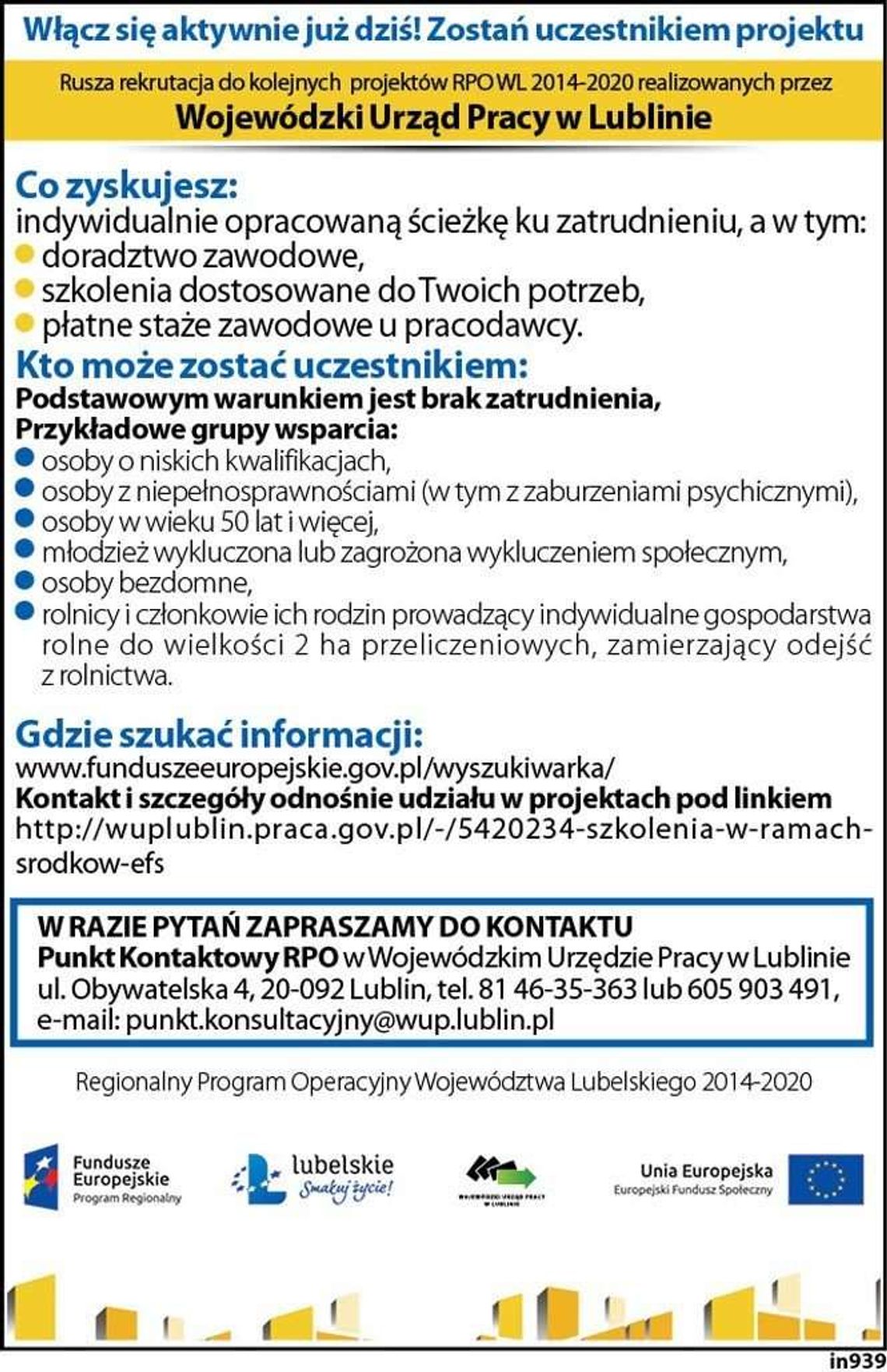 Włącz się aktywnie już dziś! Zostań uczestnikiem projektu