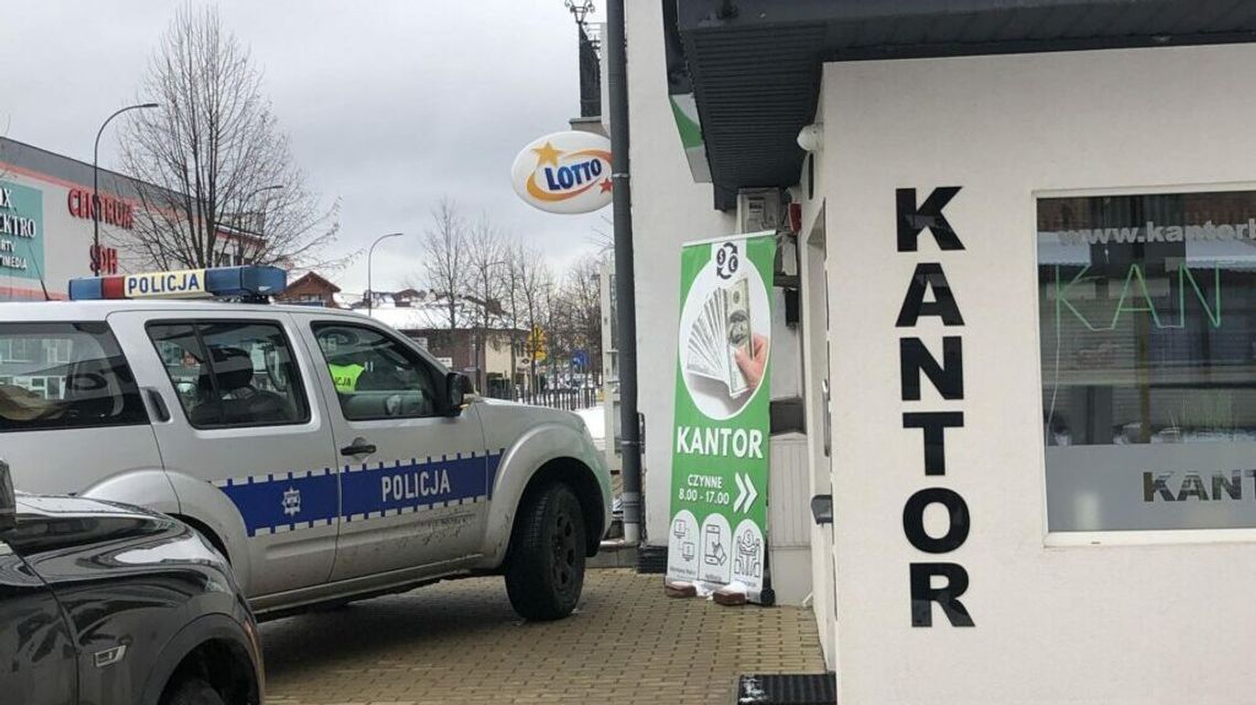 Włamanie do kantoru w centrum miasta. Sprawca miał problem Włamanie do kantoru w centrum miasta. Sprawca miał problem