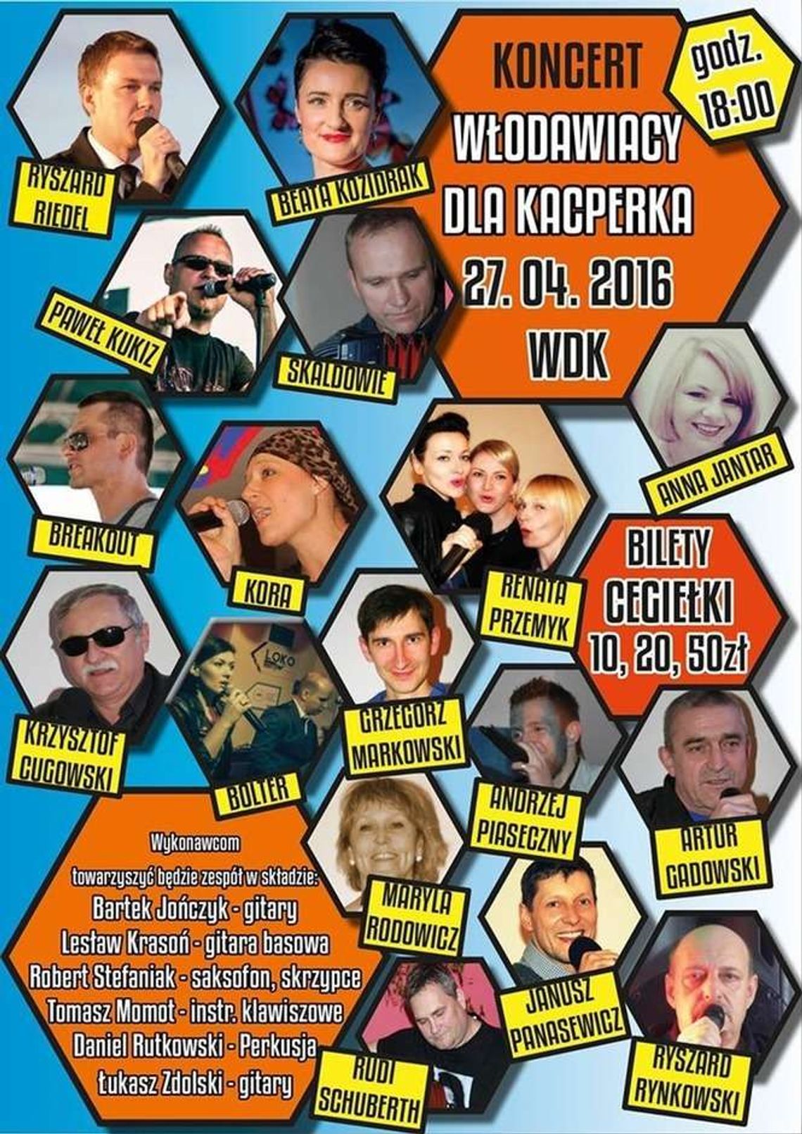 Włodawa: Burmistrz wcieli się w Riedla. Wystąpi też "Anna Jantar"