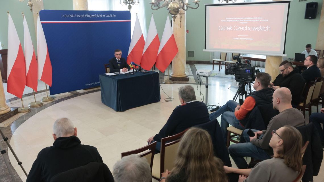 Wojewoda lubelski zaskarżył wyrok sądu w sprawie górek czechowskich