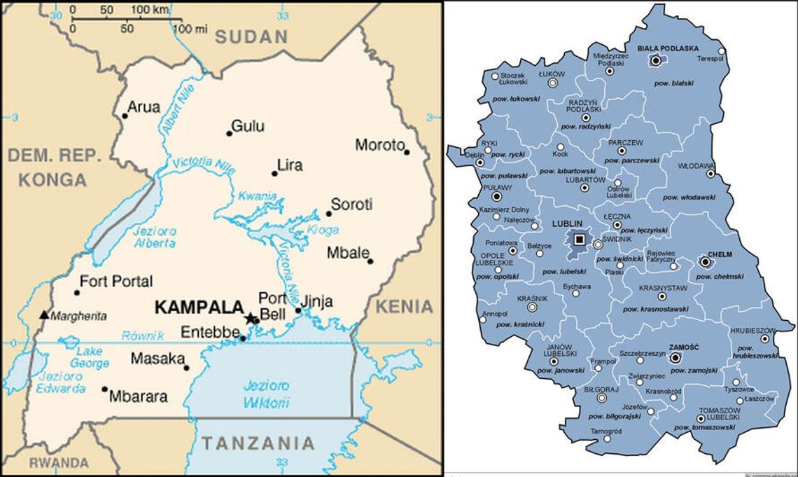 Województwo lubelskie jak Uganda Województwo lubelskie jak Uganda