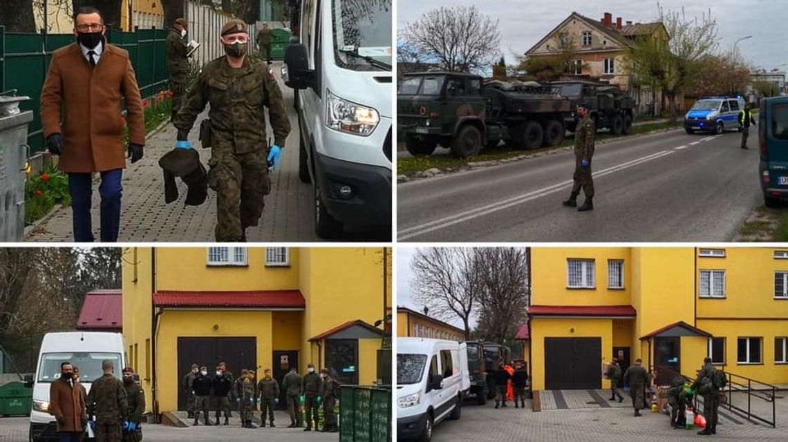 Wojsko walczy z koronawirusem w zamojskim domu pomocy społecznej