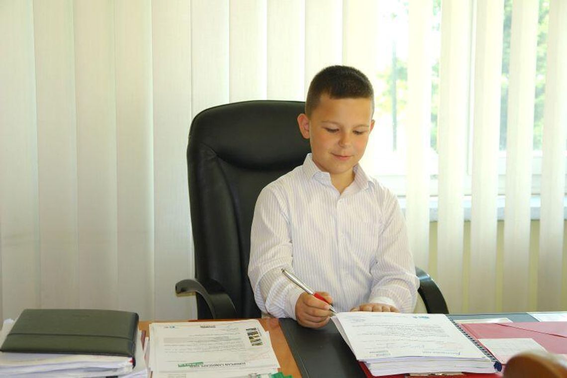 Wójt Bartosz Pierwszy. 9-latek kierował gminą przez jeden dzień