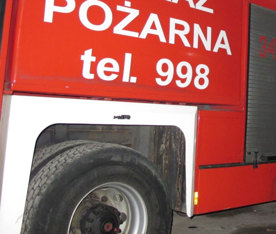 Wola Osowińska: Kosztowny pożar przechowalni wywaru z gorzelni